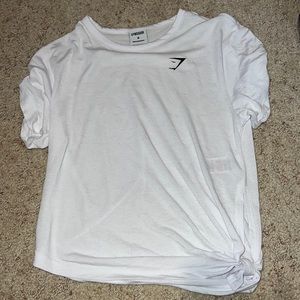 White Gymshark T-shirt Medium